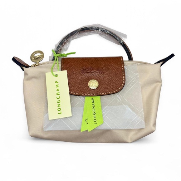 Longchamp Handbags - Longchamp White Mini Nylon Bag